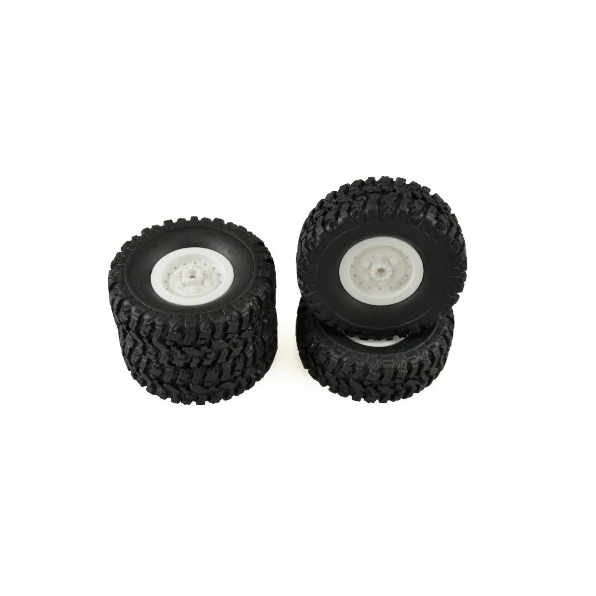 Amewi Kompletträder V2 4 Stück für Scale Trucks 017-006