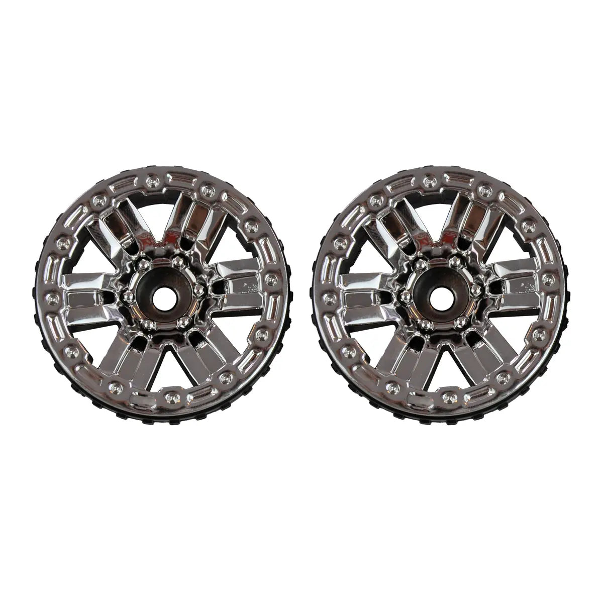 Amewi Felgen Dirt Climbing SUV/Pick-Up, 2 Stück für Dirt Climbing Suv Crawler 4wd Chrom 017-1057