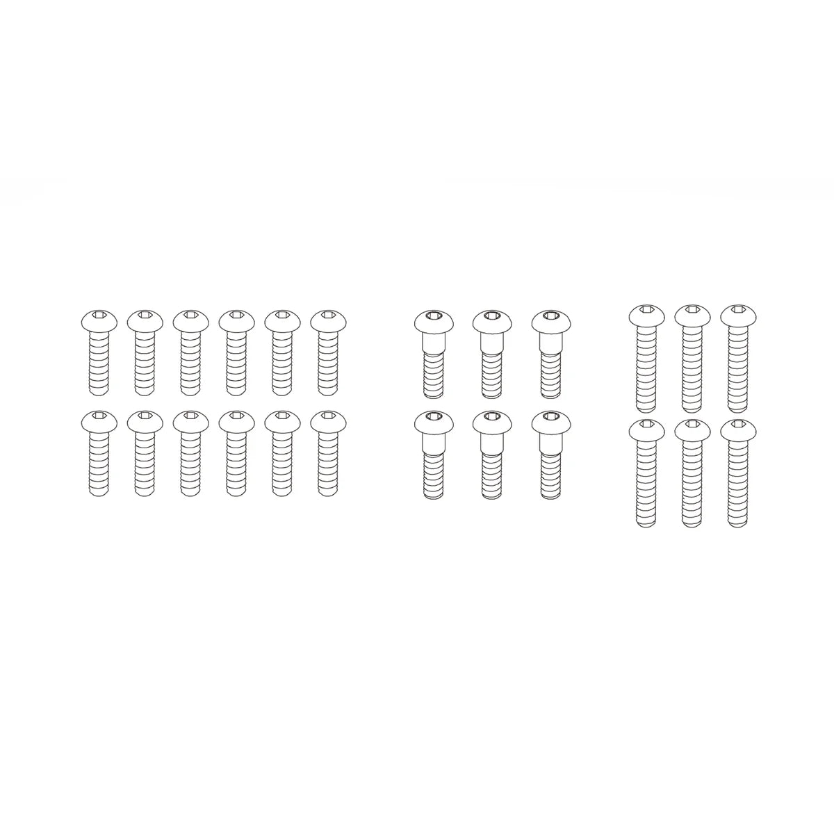 Amewi Schrauben Set F HC7/RXB7 019-21091108