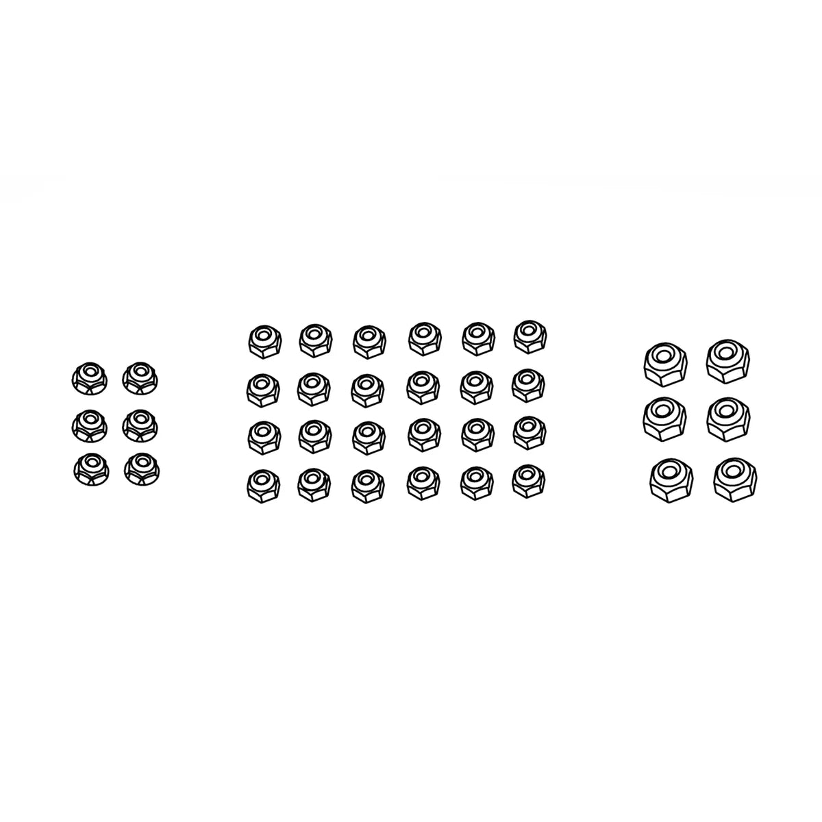 Amewi Muttern Set HC7/RXB7 019-21091112