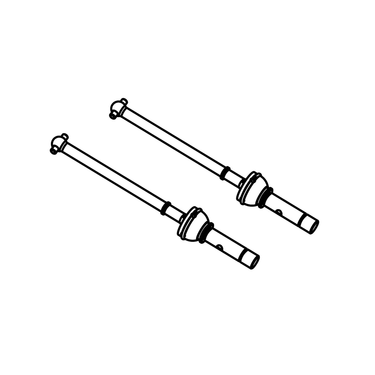 Amewi Universal Antriebswellen, 2 Stück 021-17223035