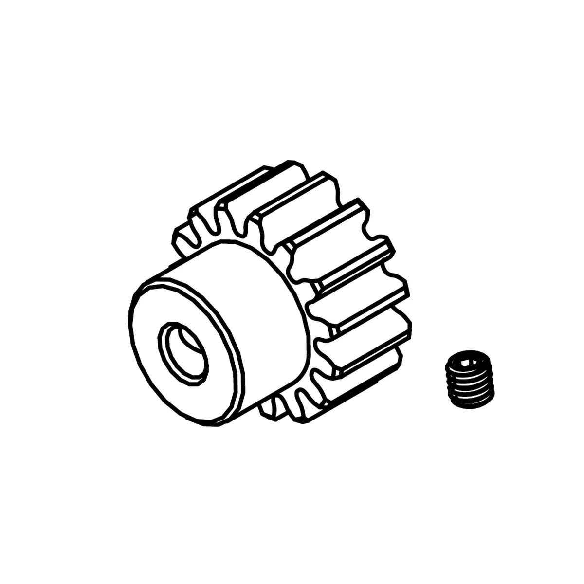Amewi Motorritzel 18 Zähne Modul 0,8 021-17223065