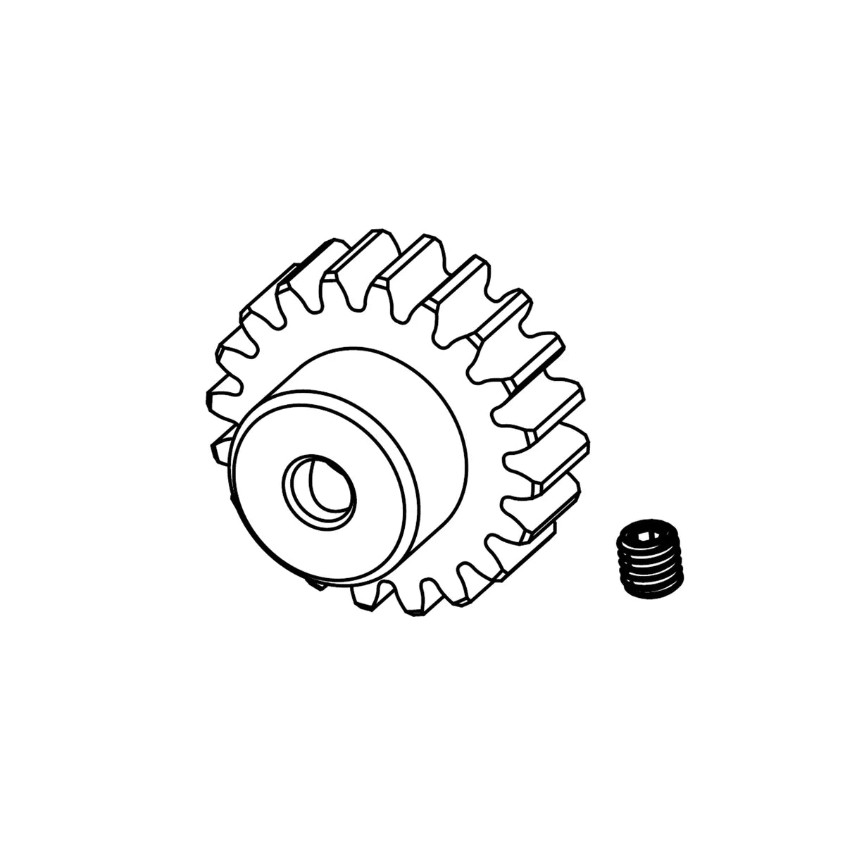 Amewi Motorritzel 20 Zähne Modul 0,8 021-17223066