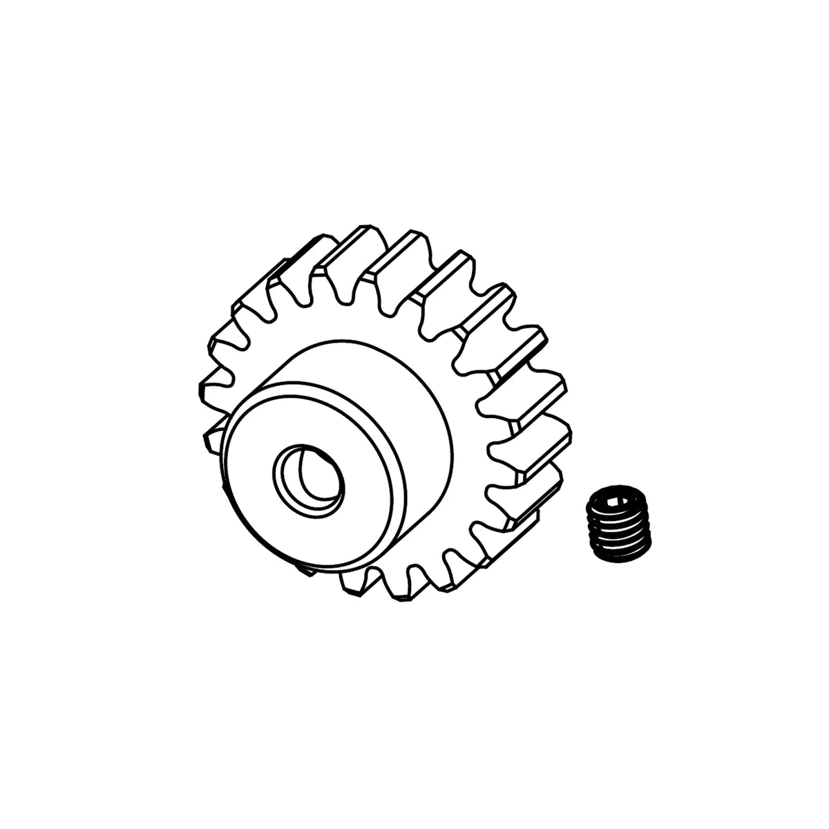Amewi Motorritzel 22 Zähne Modul 0,8 021-17223067