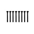 Amewi Zylinderkopfschrauben M3x28mm, 8 Stück für RCX10.3 021-17223102