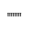 Amewi Rundkopfschrauben Schneidegewinde 2,5x8mm, 8 Stück für RCX10.3 021-17223184