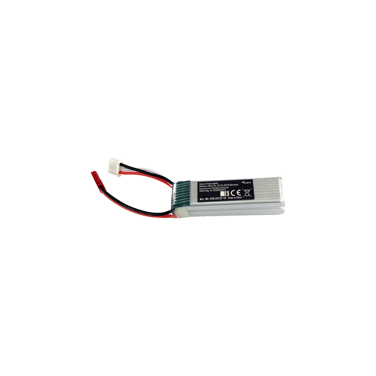 Amewi LiPo Akku 2S 7,4V 600mAh BEC 045-24127-10