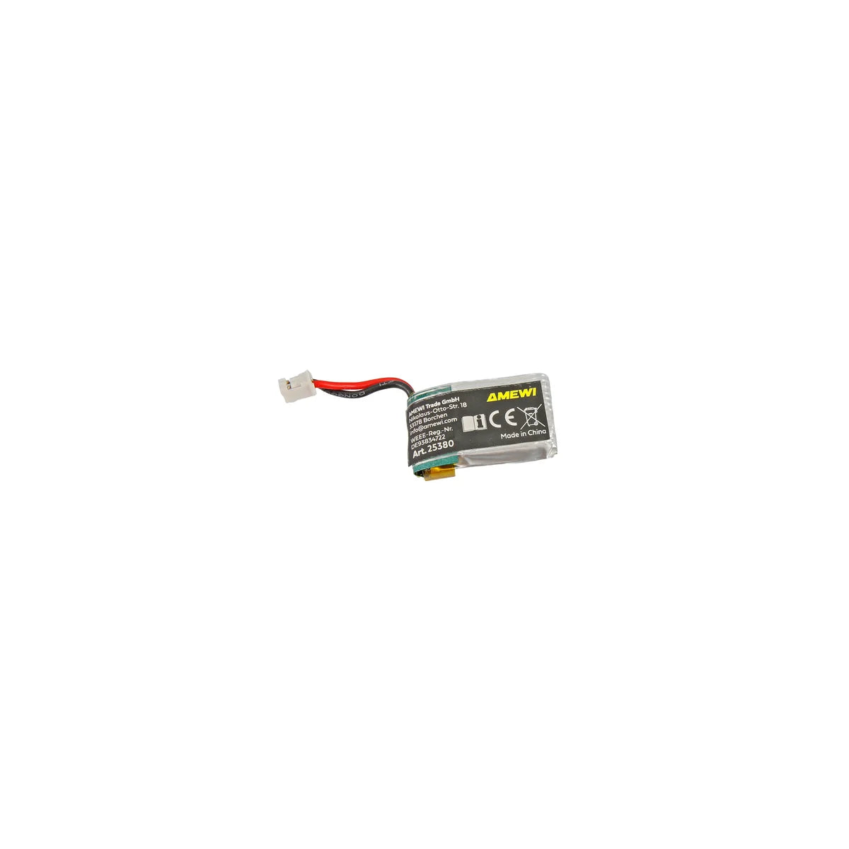 Amewi LiPo Akku 3,7V 300mAh für XD95 Drohne 057-25380-01