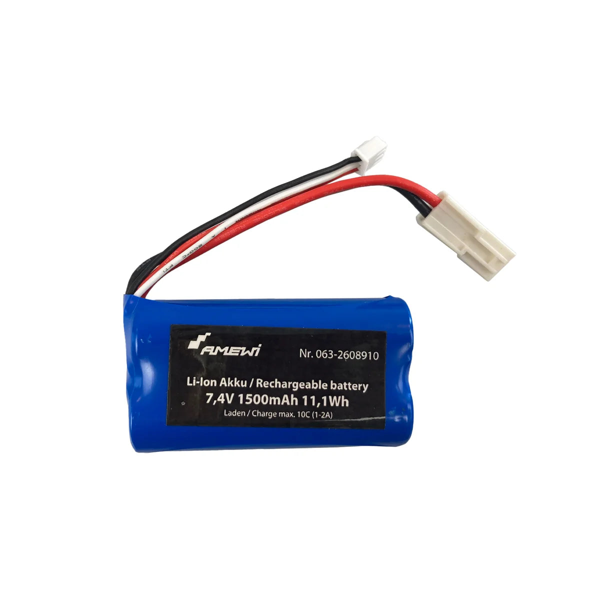 Amewi Li-Ion Akku 2S 7,4V 1500mAh Mini-Tamiya für Rapid Warrior 063-2608910