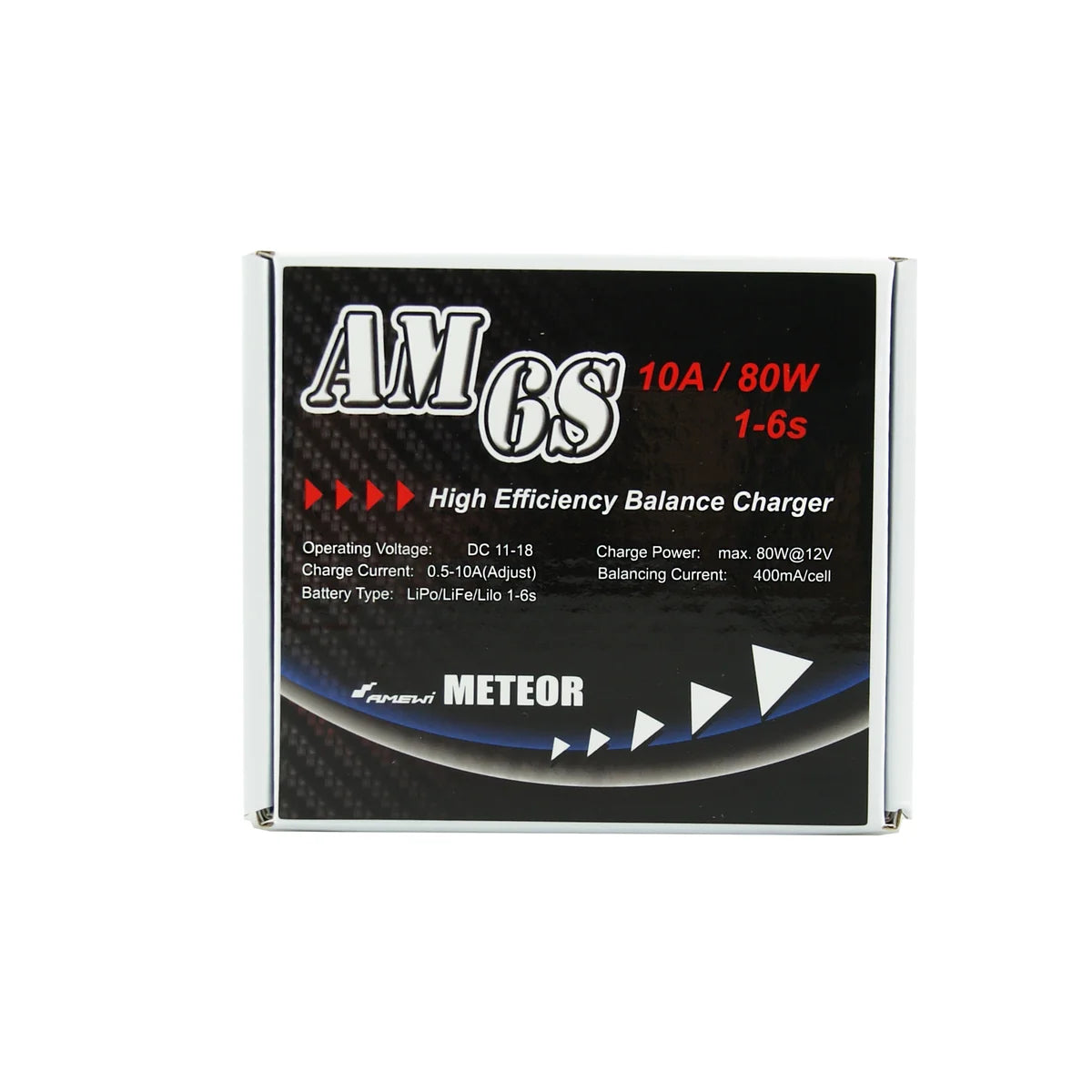 Amewi Meteor Ladegerät AM6S LiPo, LiFe, LiIon 28105