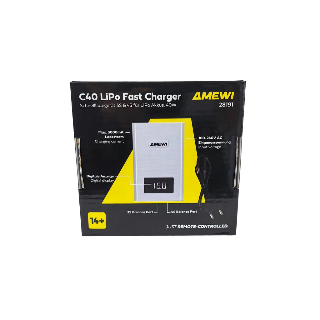 Amewi Schnellladegerät 3-4S LiPo 40W 28191