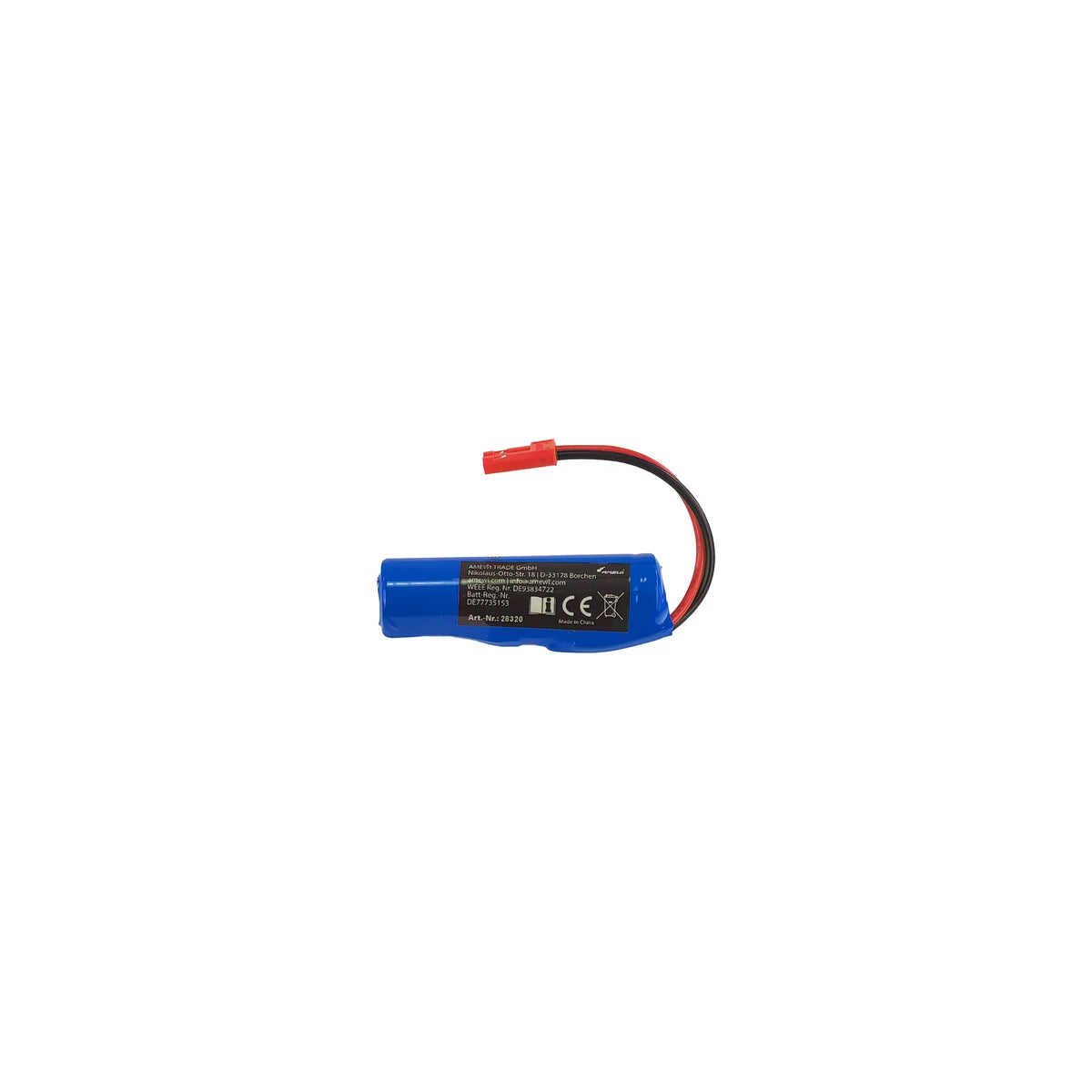 Amewi Li-Ion Akku 1S 3,7V 500mAh BEC 28320