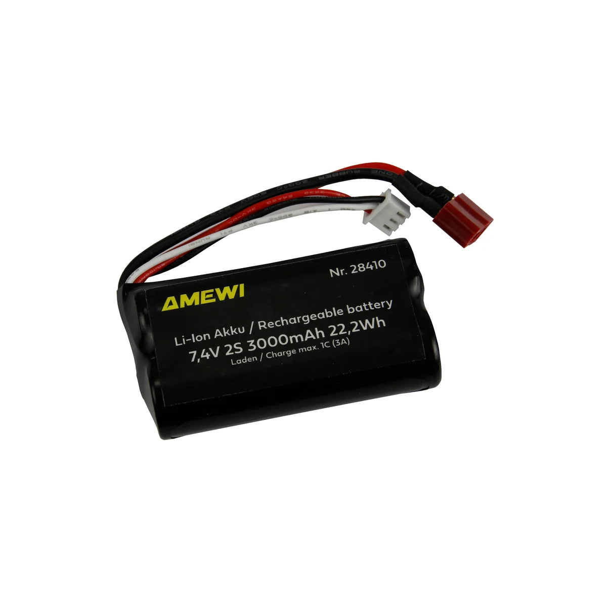 Amewi Li-Ion Akku 2S 7,4V 3000mAh T-Stecker 28410