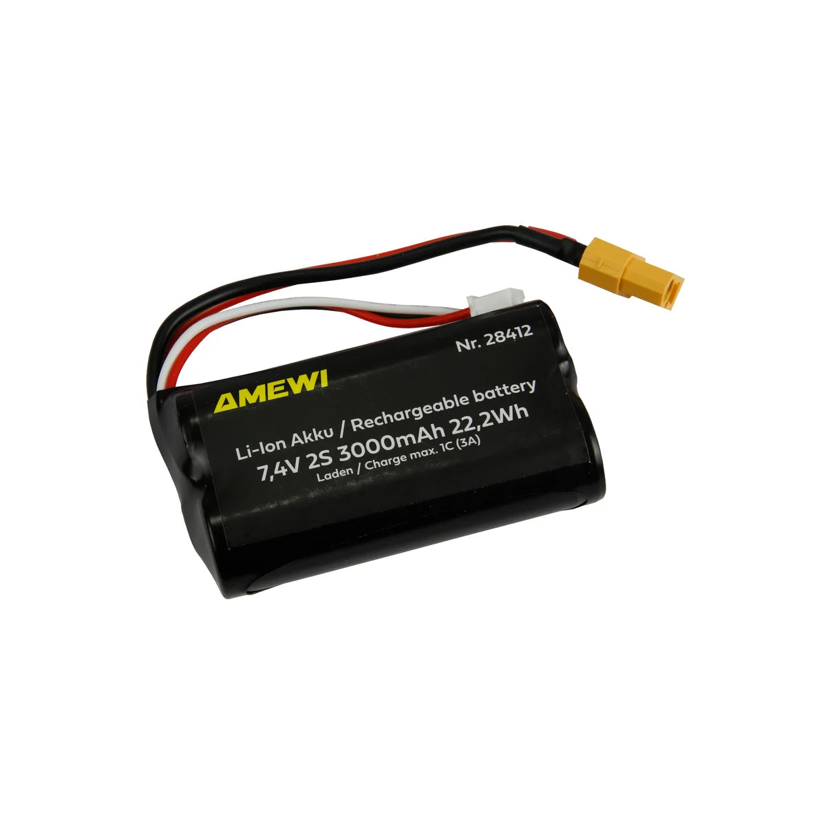 Amewi Li-Ion Akku 2S 7,4V 3000mAh XT60 28412