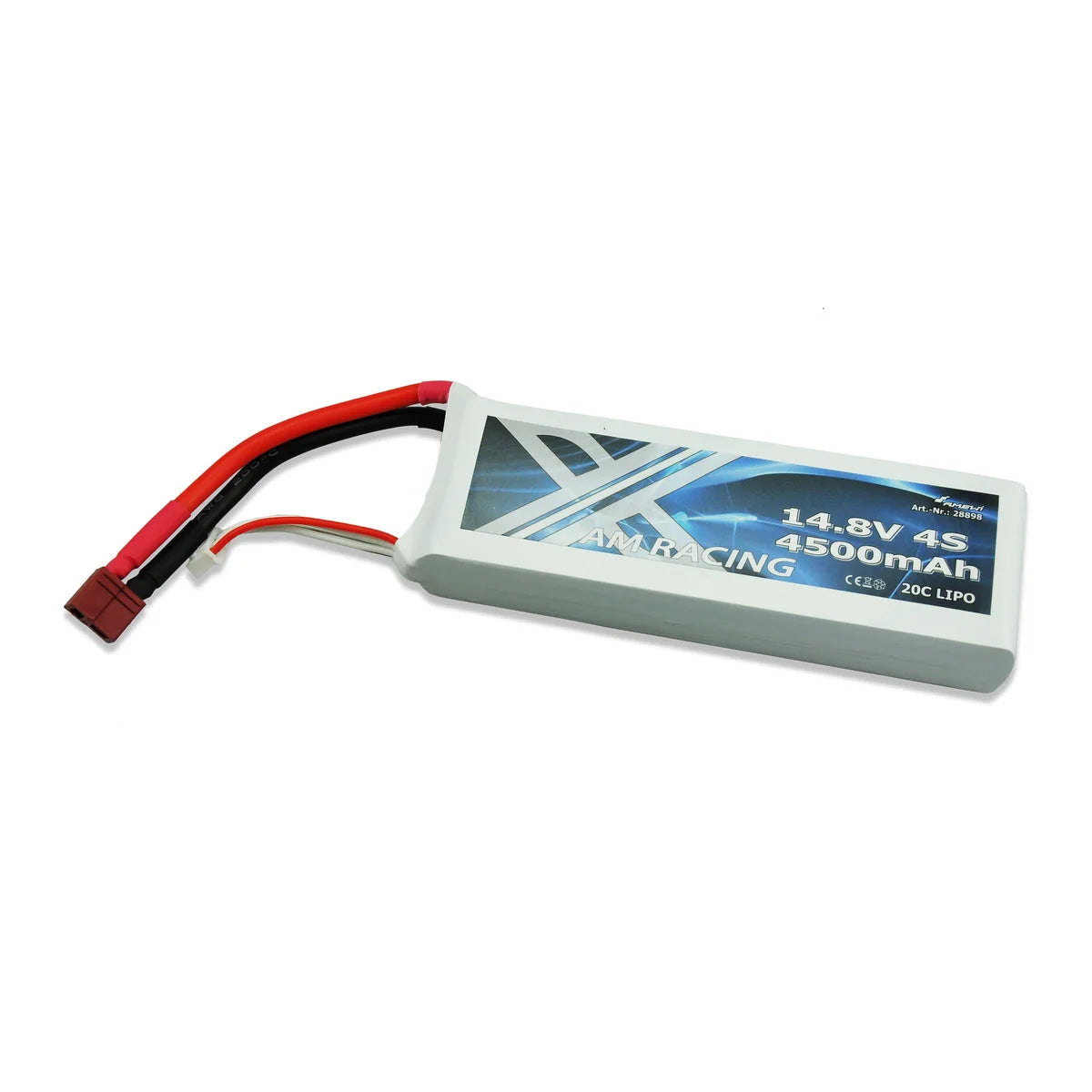 Amewi LiPo Akku 4S 14,8V 4500mAh 20C Softcase, DEANS 28898