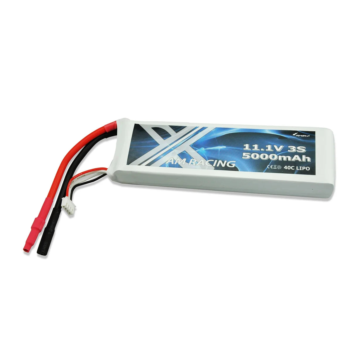 Amewi AMXRacing LiPo Akku 3S 11,1V 5000mAh 40C Softcase, 6mm 28932