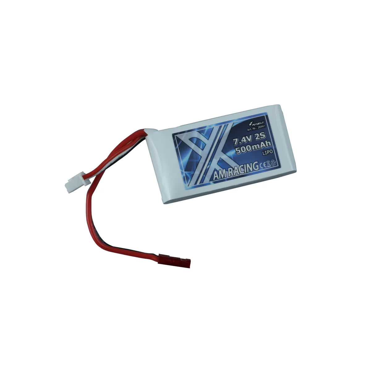 Amewi LiPo Akku 2S 7,4V 500mAh Softcase, BEC-Stecker 28941