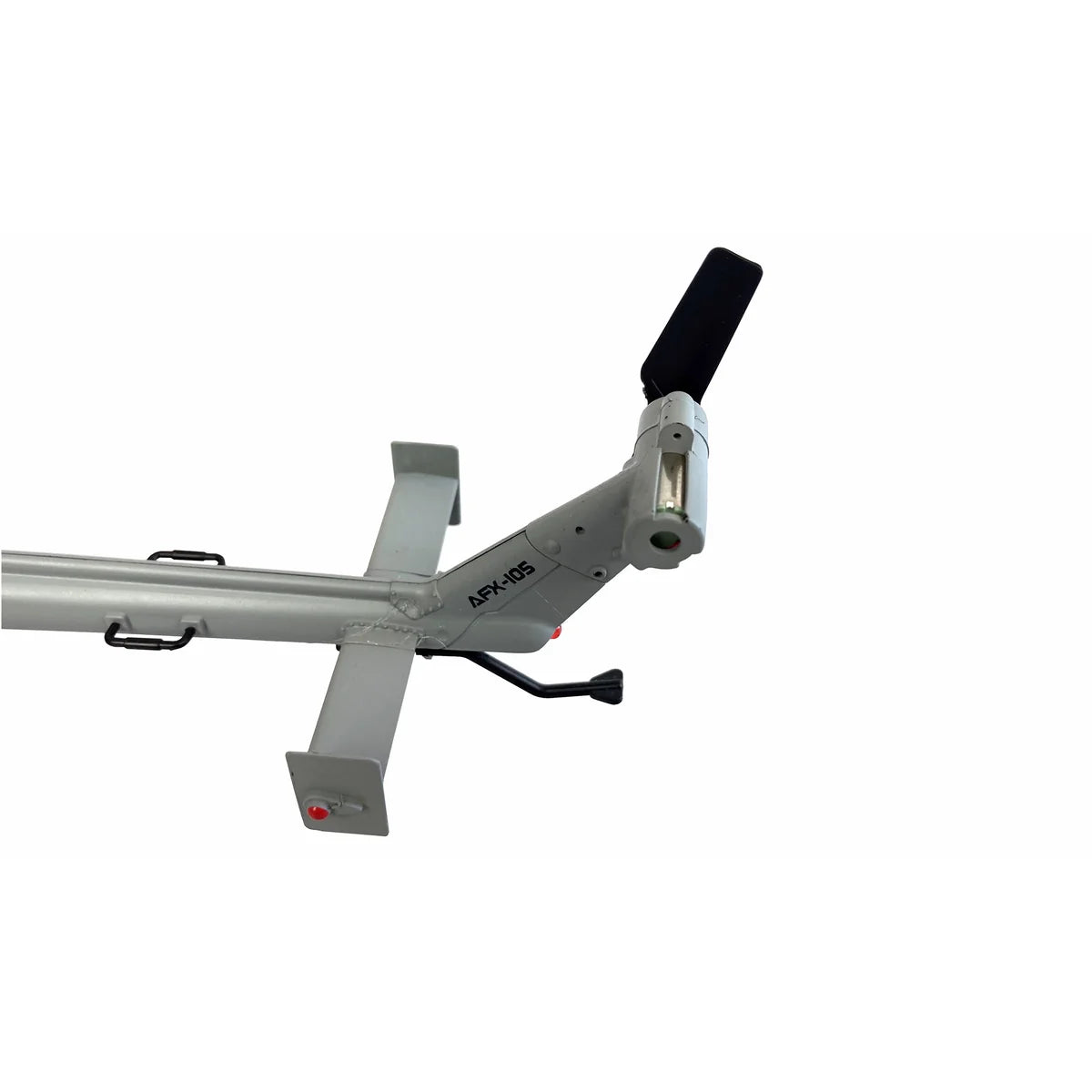 Amewi AFX-105 Helikopter 4-Kanal 6G 25319 Helikopter RTF – Seitenansicht Helikopter mit Rotorblatt und Kufen
