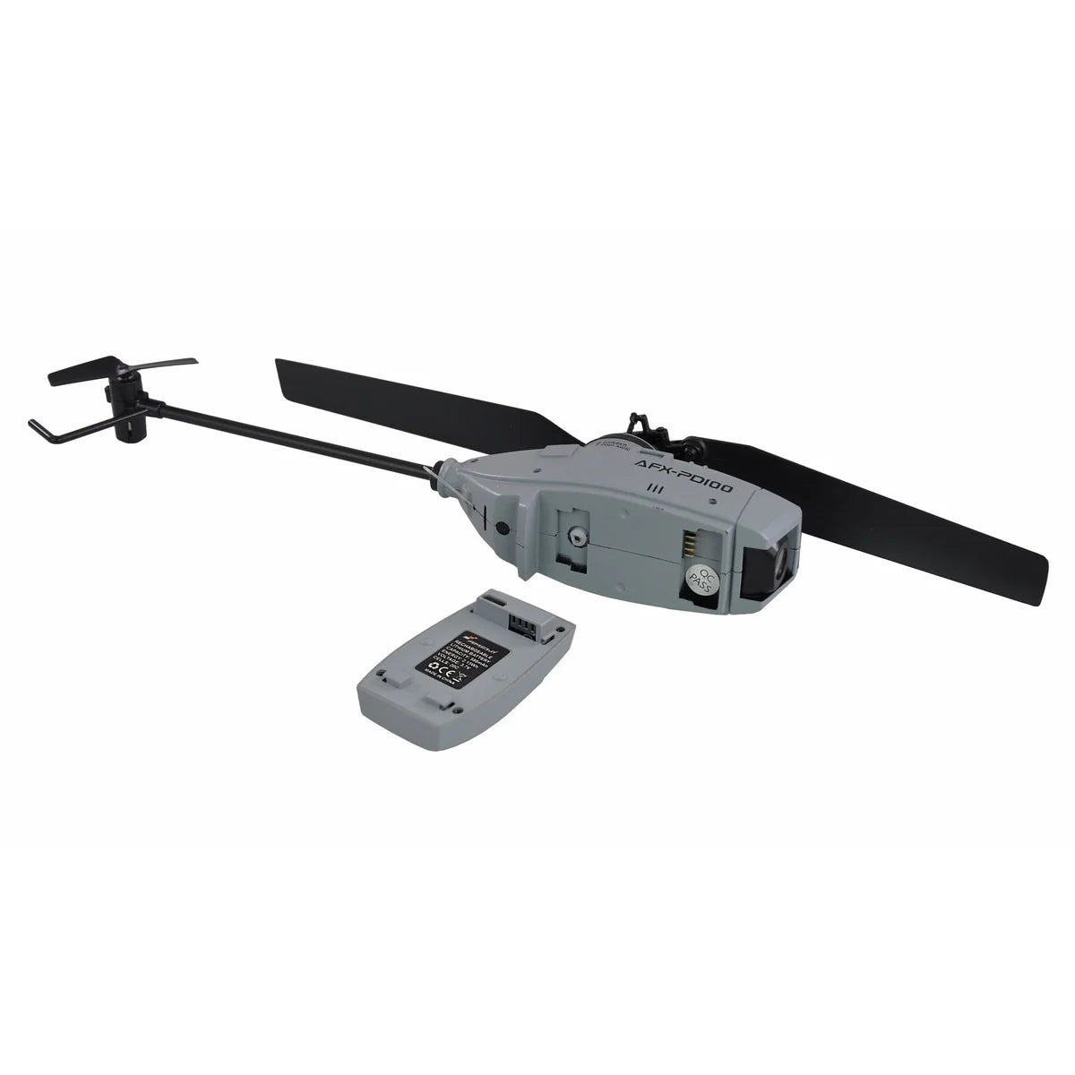 Amewi AFX-PD100 Helikopter mit HD-Kamera 4-Kanal 6G 25323 Helikopter RTF – Lieferumfang und Zubehör