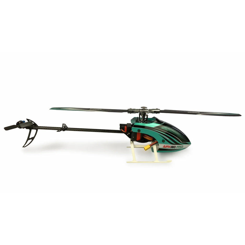 Amewi AFX180 PRO Helikopter flybarless 6-Kanal 3D/6G 25315 Helikopter RTF – Seitenansicht