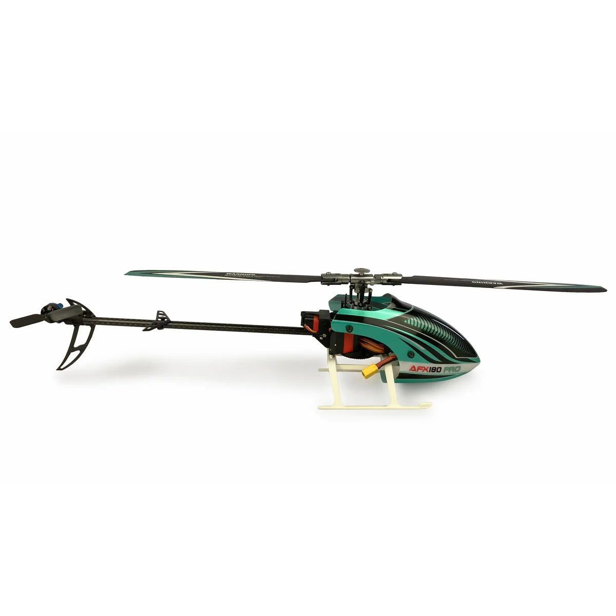 Amewi AFX180 PRO Helikopter flybarless 6-Kanal 3D/6G 25315 Helikopter RTF – Seitenansicht