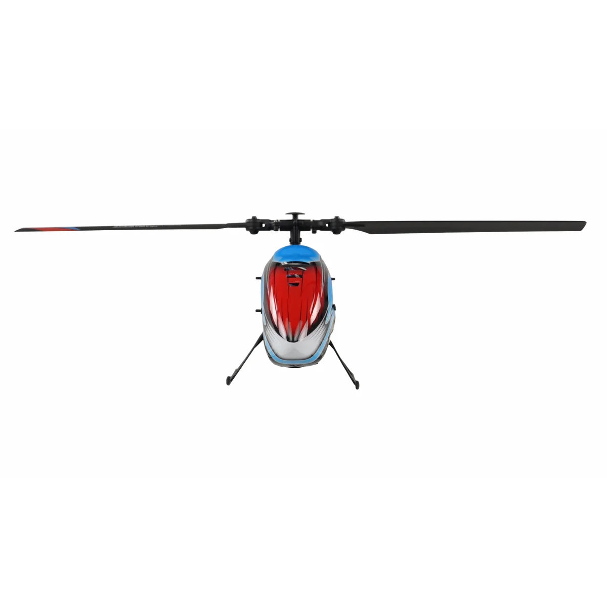 Amewi AFX200 Single-Rotor-Helikopter 4-Kanal 6G 25330 Helikopter RTF – Draufsicht mit Rotorblättern und Kufen von oben