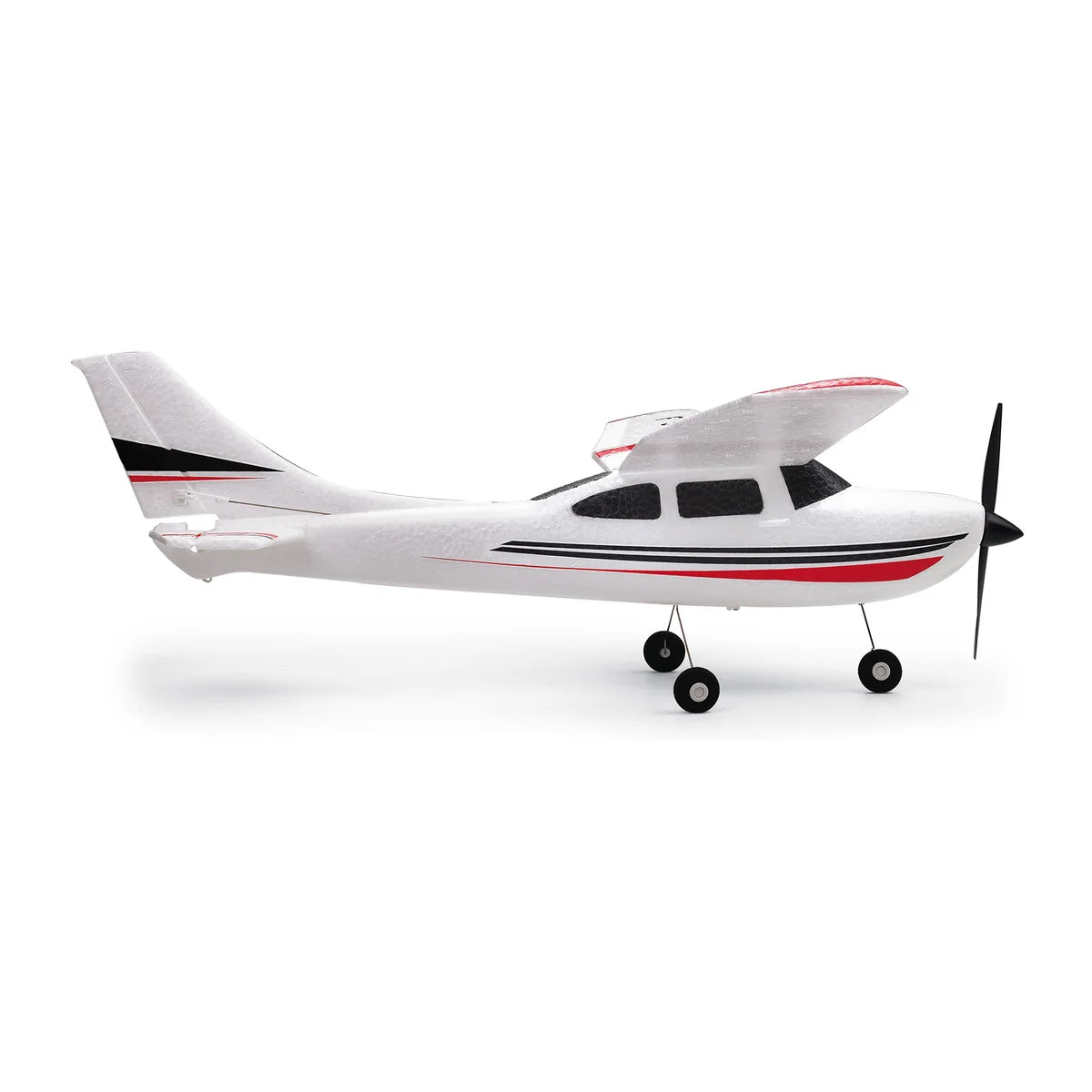Amewi Air Trainer V3 3-Kanal 500mm 24002 Flugzeug RTF – Seitenansicht mit Propeller, Fahrwerk und Höhenruder