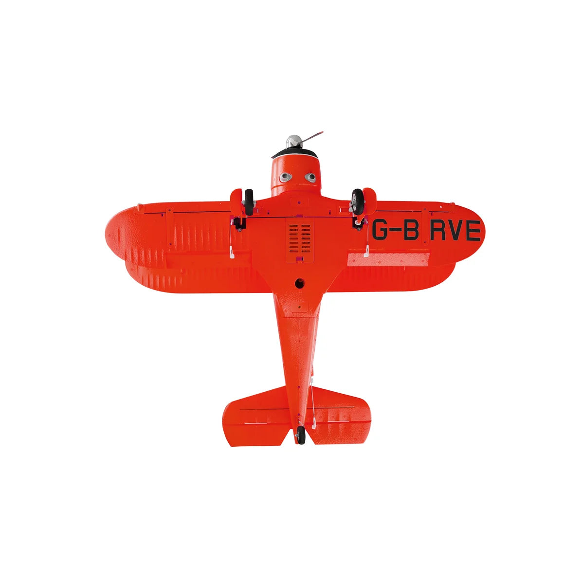 Amewi AMXFlight Beech D17s Doppeldecker 3D/6G Rot 24143 Flugzeug RTF – Draufsicht
