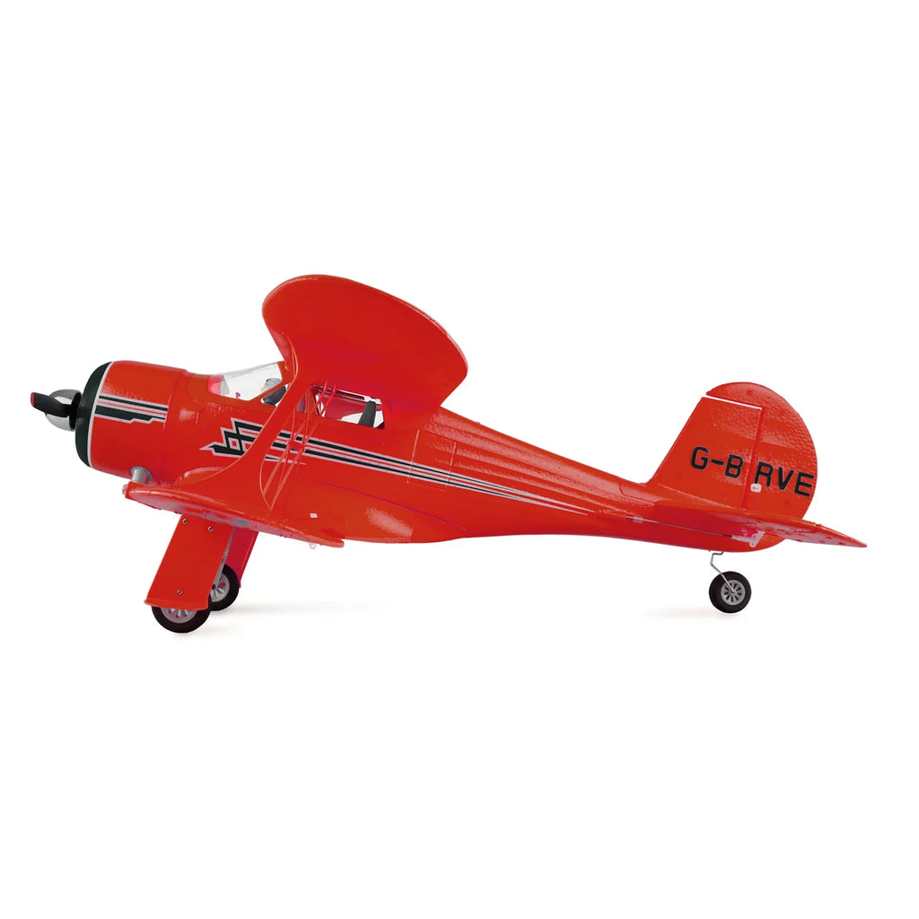 Amewi AMXFlight Beech D17s Doppeldecker 3D/6G Rot 24143 Flugzeug RTF – Seitenansicht