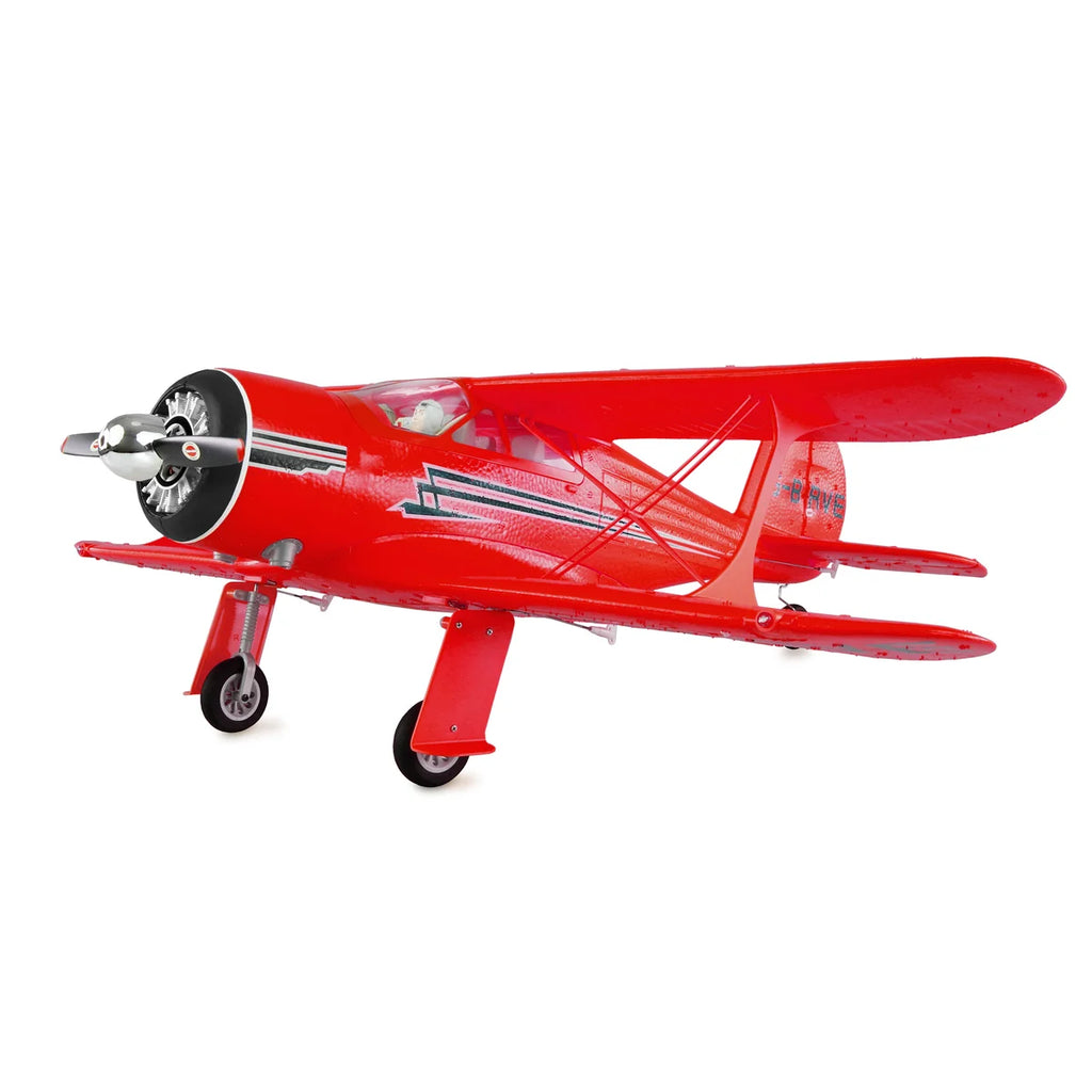 Amewi AMXFlight Beech D17s Doppeldecker 3D/6G Rot 24143 Flugzeug RTF – Seitenansicht