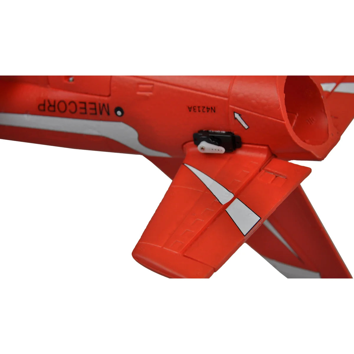 Amewi AMXFlight L-39 Albatros V2 EPO rot 24114 Flugzeug PNP – Seitenansicht Flugzeug mit Tragflächen und Leitwerk