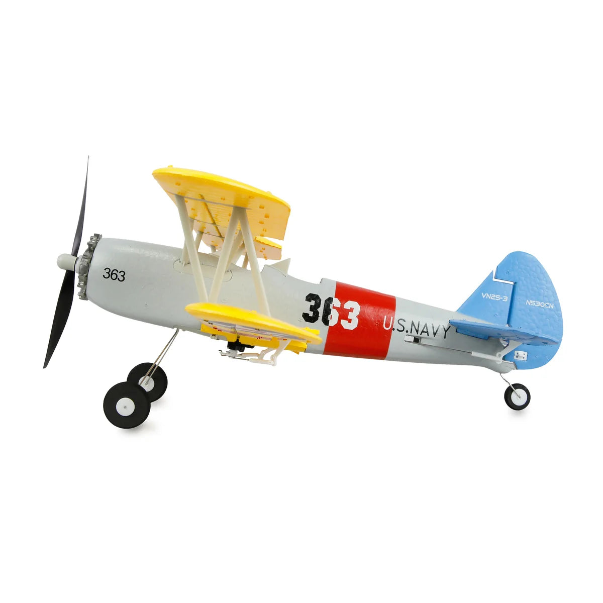 Amewi AMXFlight N2S-2 Stearman 360mm 6G/3D 6-Kanal 24148 Flugzeug RTF – Seitenansicht