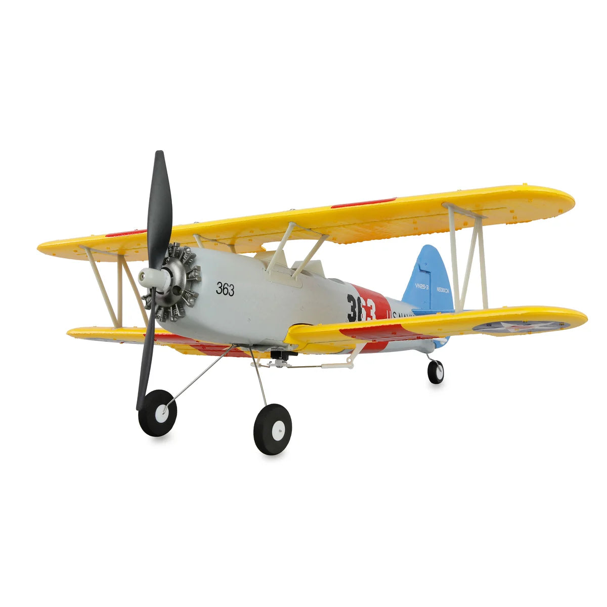 Amewi AMXFlight N2S-2 Stearman 360mm 6G/3D 6-Kanal 24148 Flugzeug RTF – Seitenansicht