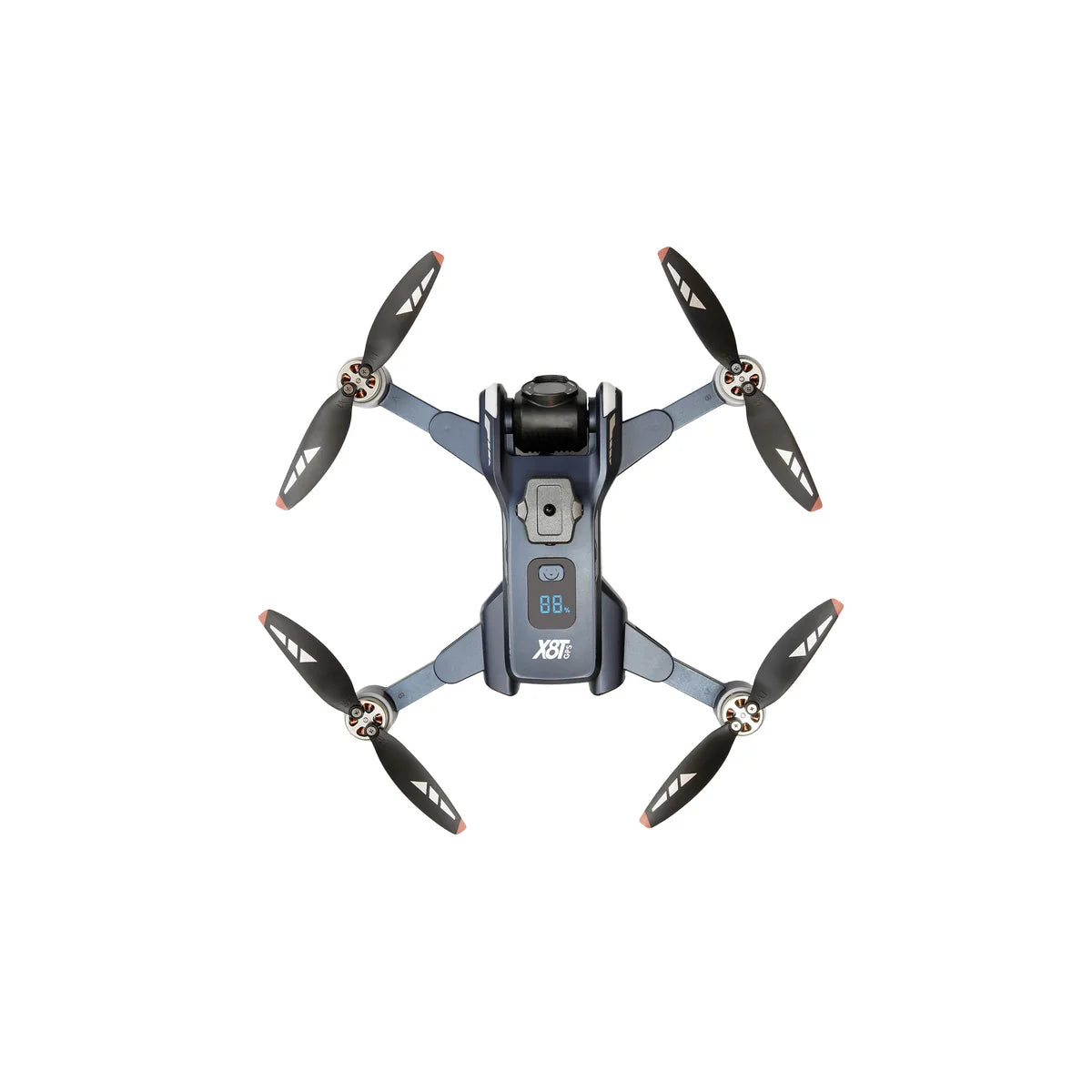 Amewi AMXFlight X8TGPS Brushless-Drohne mit Kamera & LCD-Fernsteuerung 25382 Drohne RTF – Draufsicht