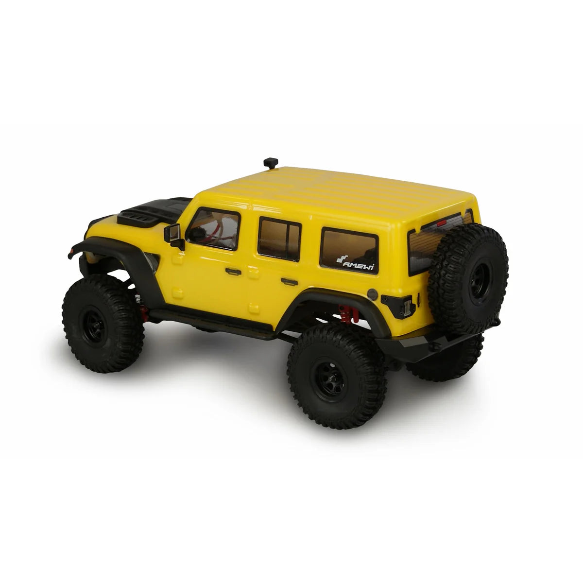 Amewi AMXRock AM18 Kratos Scale Crawler gelb 22521 im Maßstab 1:18 Crawler RTR – Seitenansicht