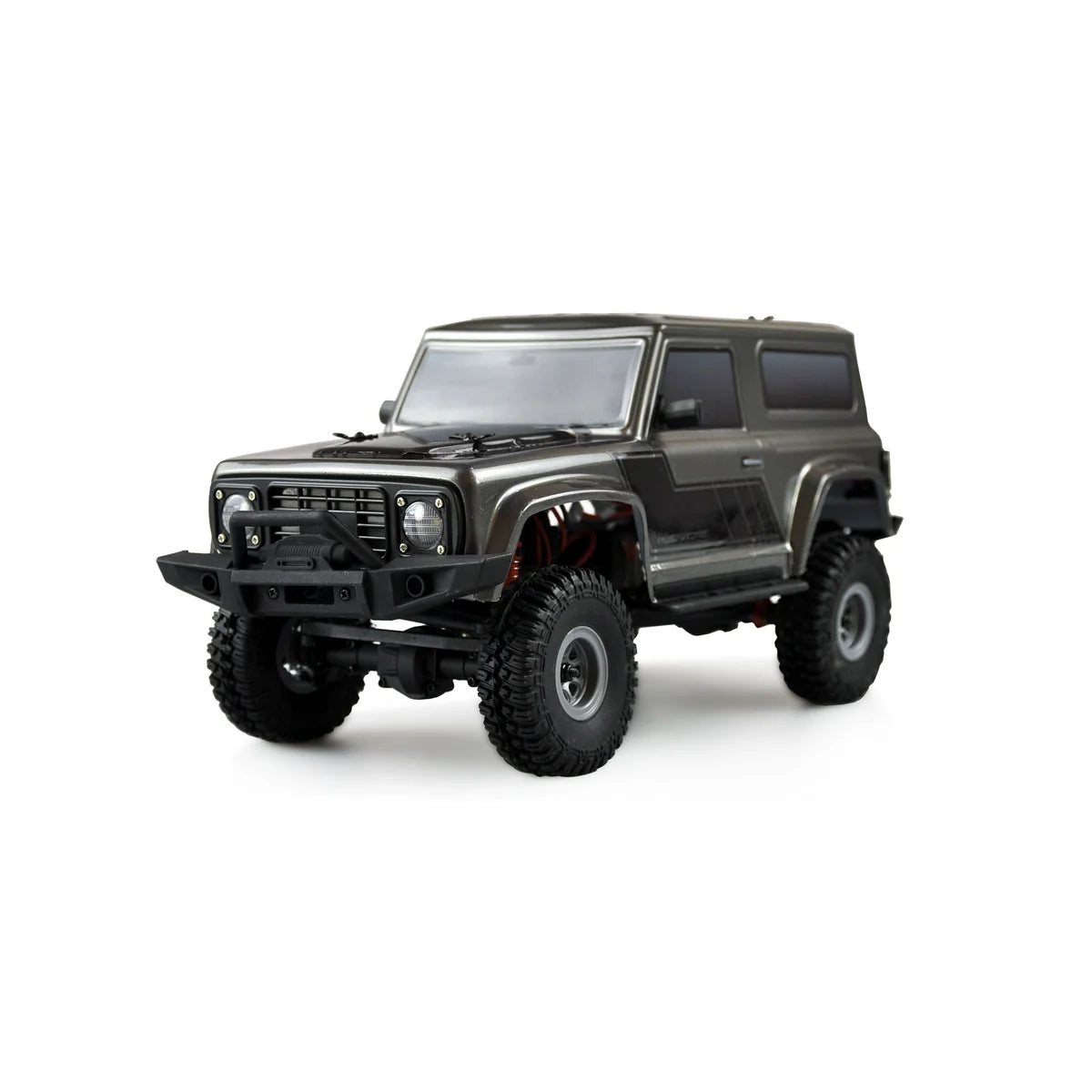 Amewi AMXRock AM18 Scale Crawler Geländewagen grau 22421 im Maßstab 1:18 Crawler RTR – Seitenansicht