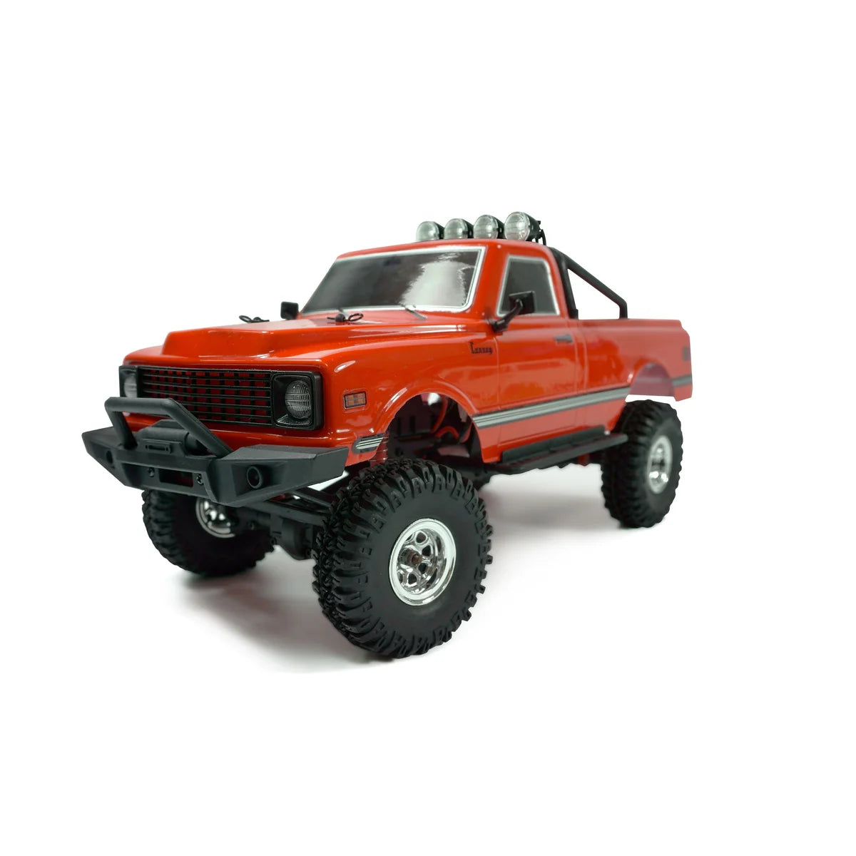 Amewi AMXRock AM18 Scale Crawler Pick-up rot 22424 im Maßstab 1:18 Crawler RTR – Seitenansicht