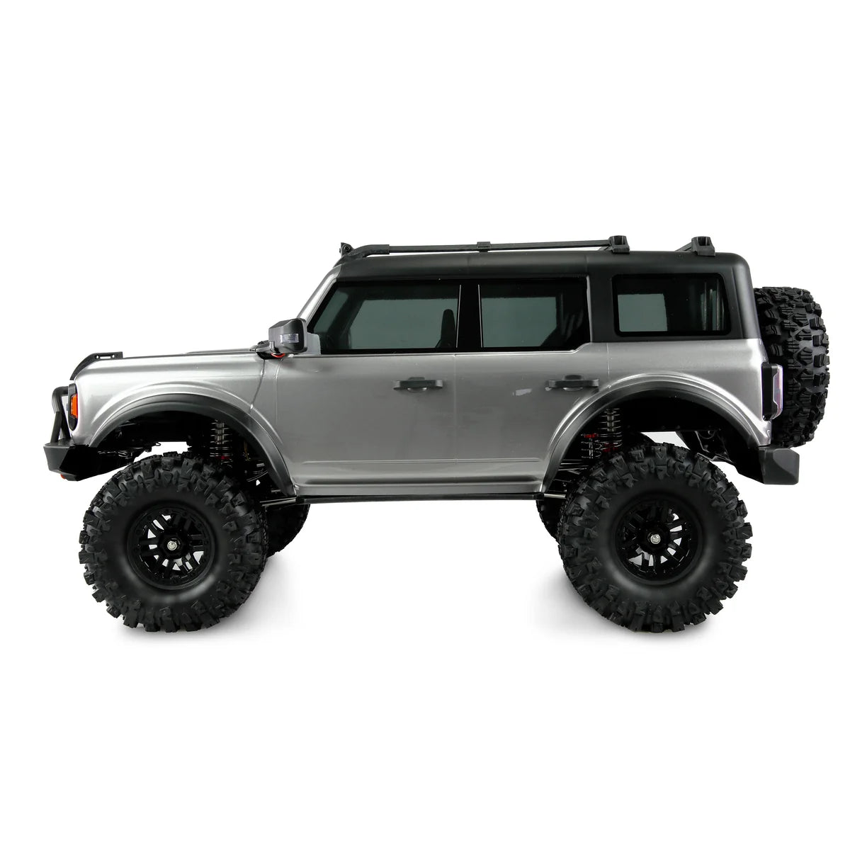 Amewi AMXRock Caballo Crawler 4WD Grau-metallic 22666 im Maßstab 1:10 Crawler ARTR – Seitenansicht