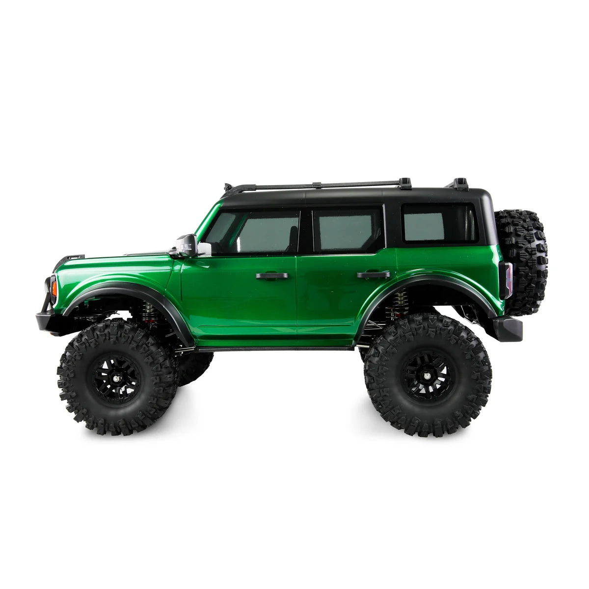 Amewi AMXRock Caballo Crawler 4WD Grün-metallic 22667 im Maßstab 1:10 Crawler ARTR – Seitenansicht