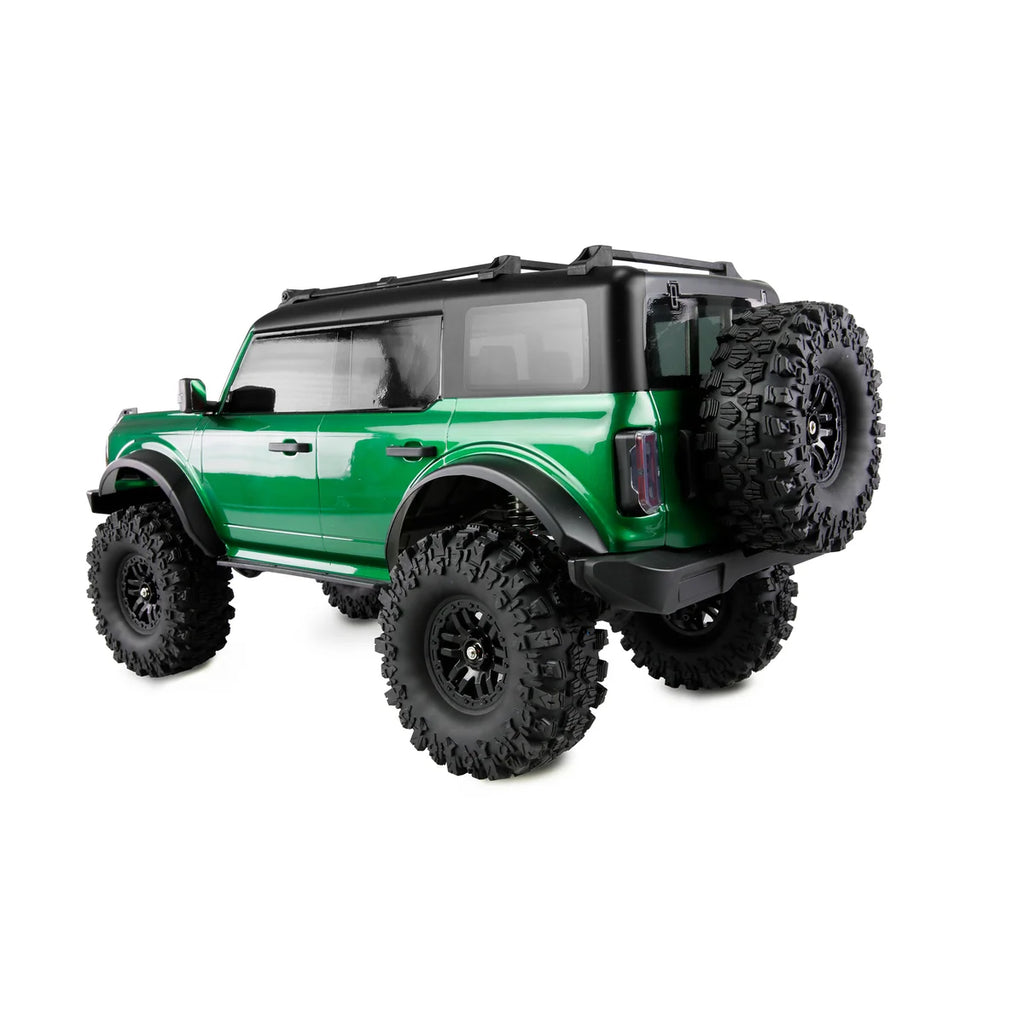 Amewi AMXRock Caballo Crawler 4WD Grün-metallic 22667 im Maßstab 1:10 Crawler ARTR – Seitenansicht
