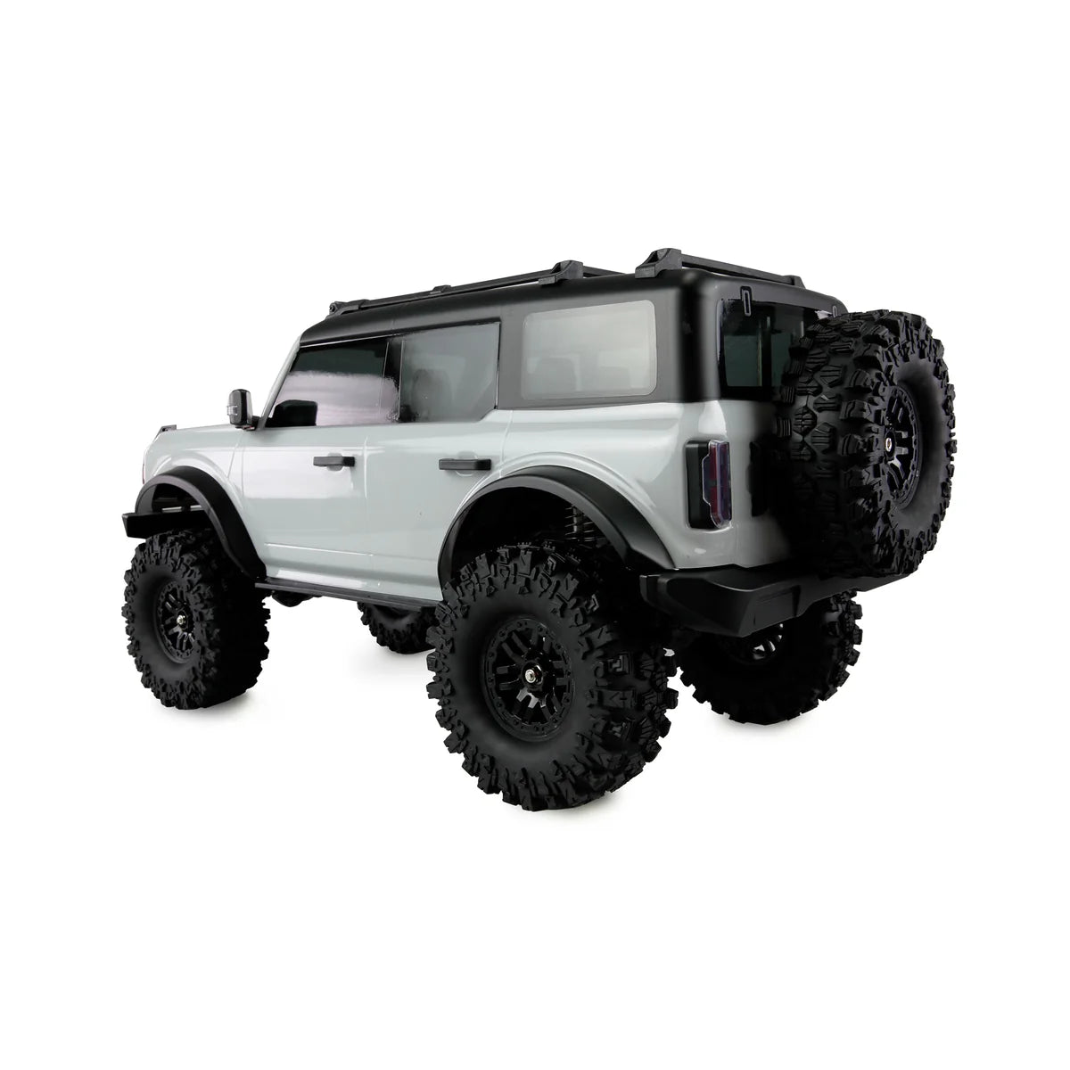 Amewi AMXRock Caballo Crawler 4WD Hellgrau 22668 im Maßstab 1:10 Crawler ARTR – Rückansicht