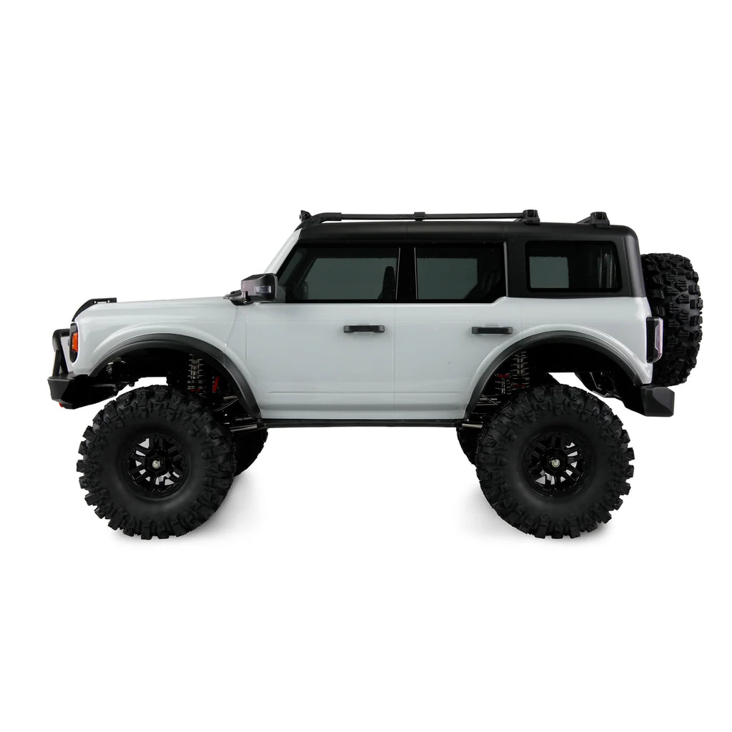 Amewi AMXRock Caballo Crawler 4WD Hellgrau 22668 im Maßstab 1:10 Crawler ARTR – Seitenansicht