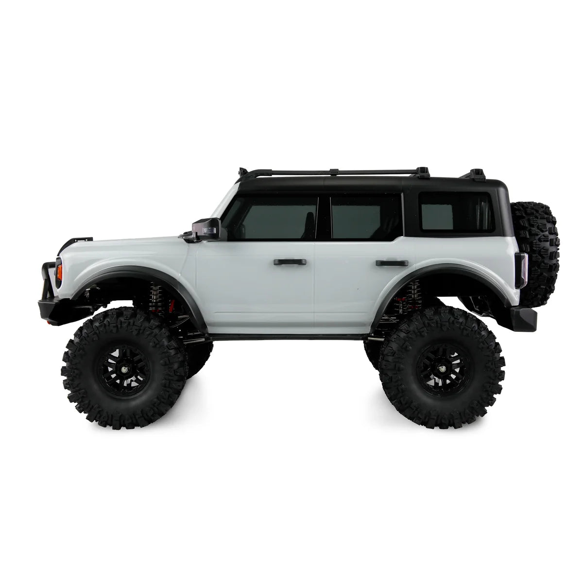 Amewi AMXRock Caballo Crawler 4WD Hellgrau 22668 im Maßstab 1:10 Crawler ARTR – Seitenansicht