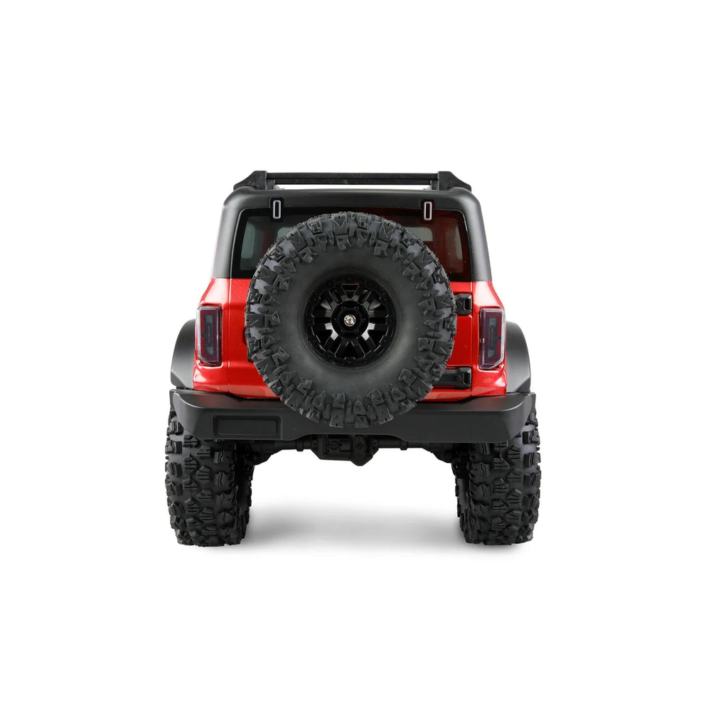 Amewi AMXRock Caballo Crawler 4WD Rot-metallic 22669 im Maßstab 1:10 Crawler ARTR – Rückansicht