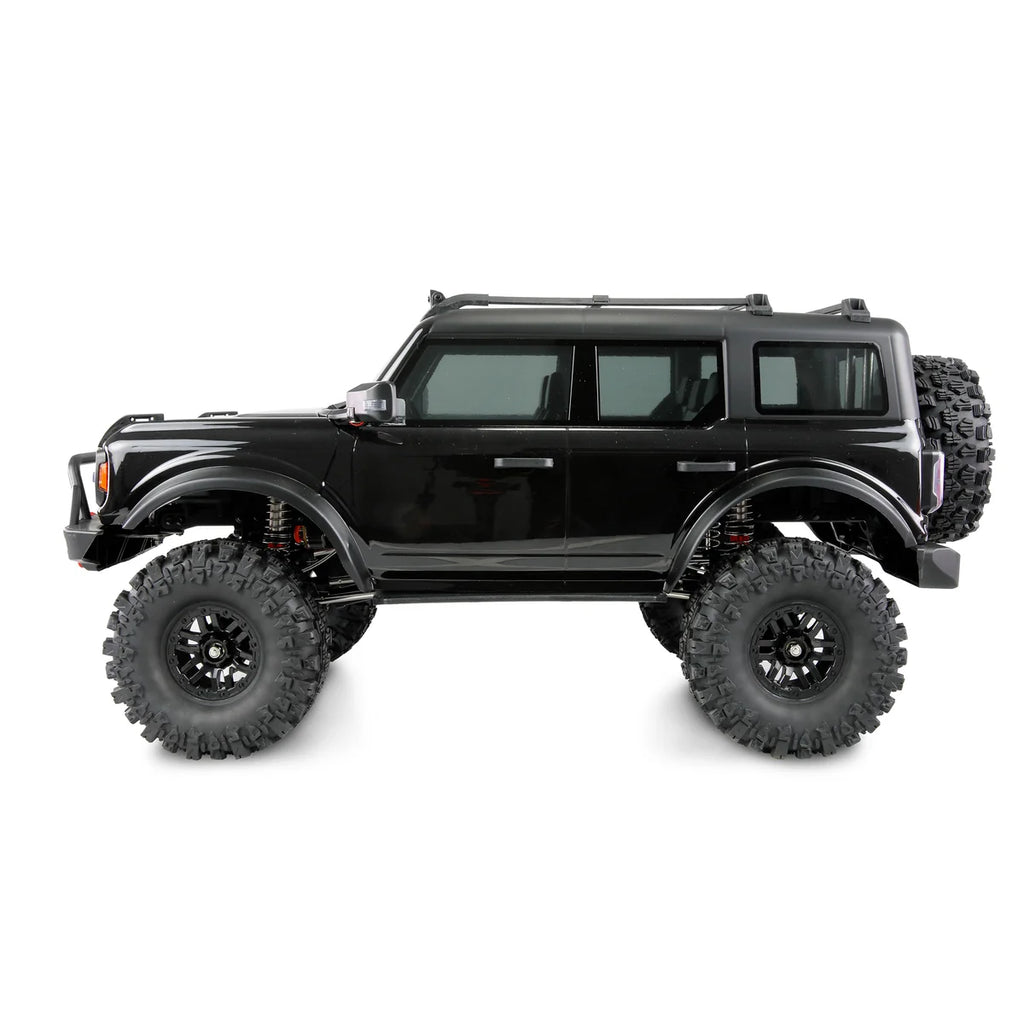 Amewi AMXRock Caballo Crawler 4WD Schwarz-metallic 22670 im Maßstab 1:10 Crawler ARTR – Seitenansicht