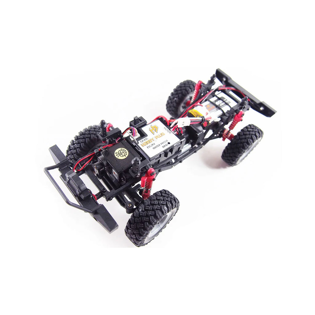 Amewi AMXRock Crawler AM24 4WD blau 22372 im Maßstab 1:24 Crawler RTR – Draufsicht