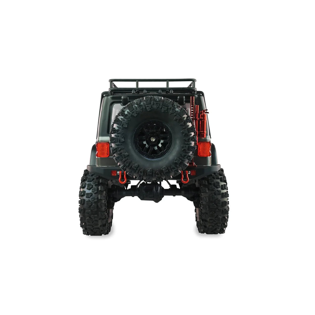 Amewi AMXRock Crosstrail Crawler 4WD Anthrazit-metallic 22657 im Maßstab 1:10 Crawler ARTR – Rückansicht