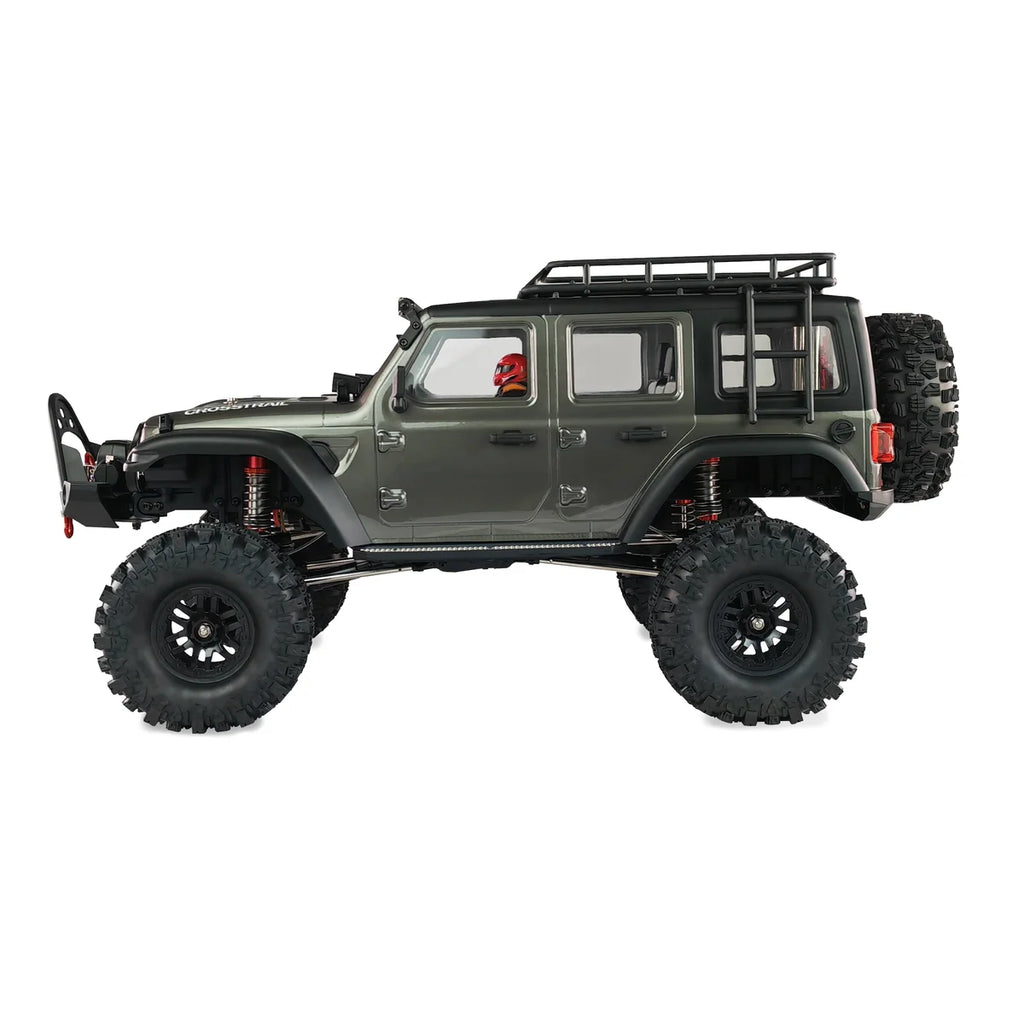 Amewi AMXRock Crosstrail Crawler 4WD Anthrazit-metallic 22657 im Maßstab 1:10 Crawler ARTR – Seitenansicht