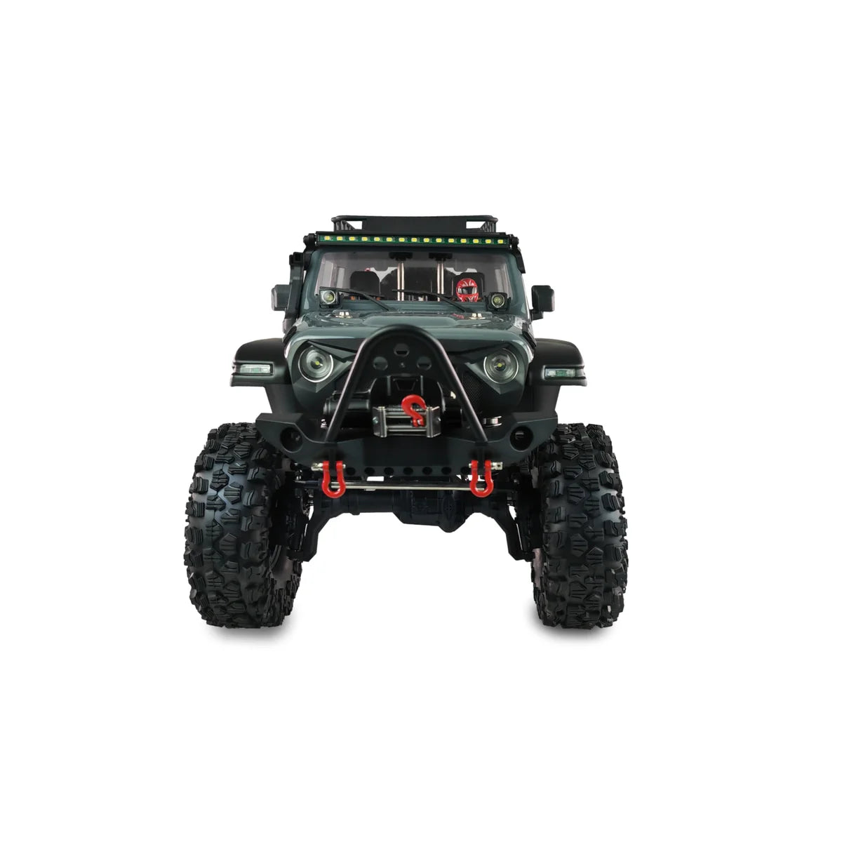 Amewi AMXRock Crosstrail Crawler 4WD Hellgrau 22655 im Maßstab 1:10 Crawler ARTR – Frontansicht
