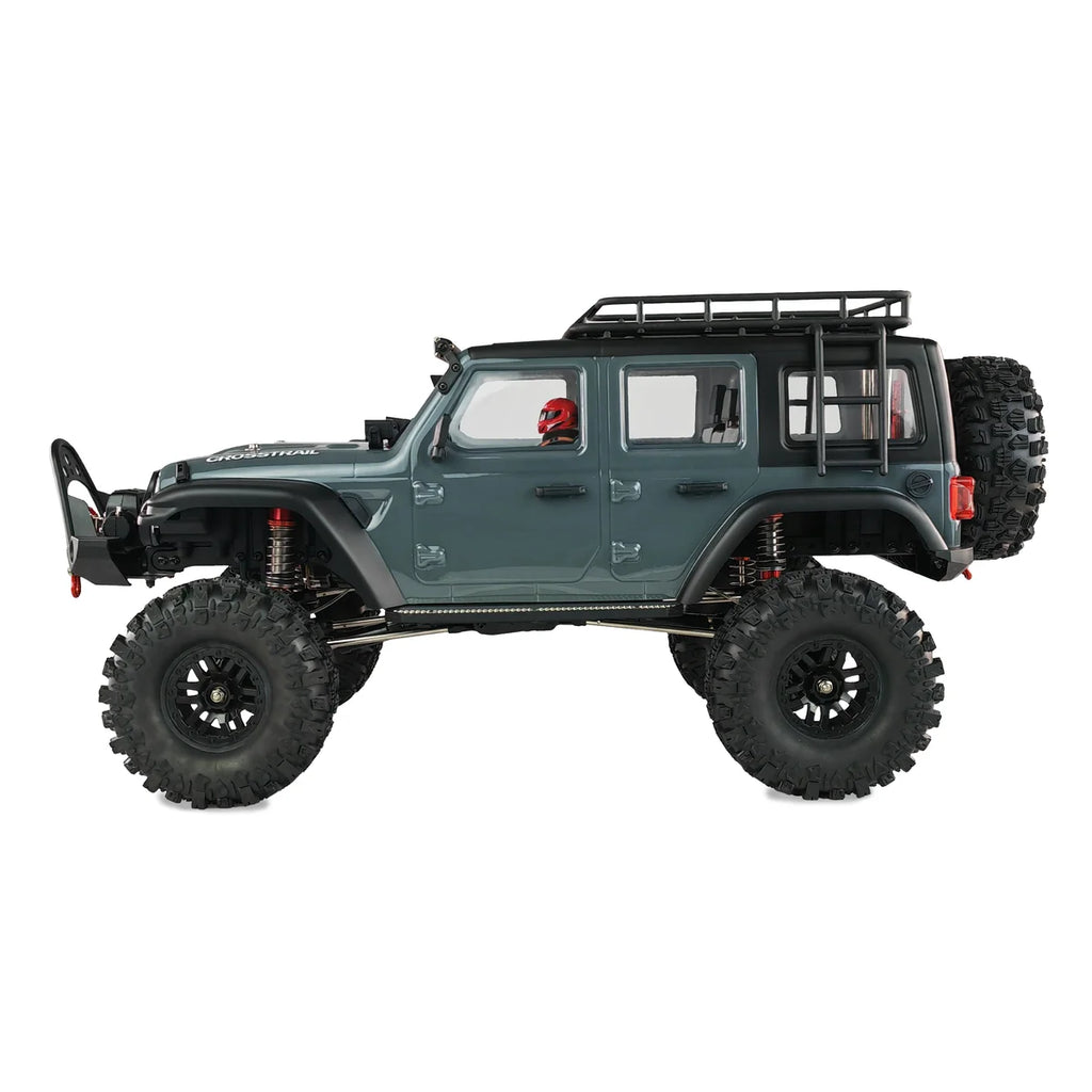 Amewi AMXRock Crosstrail Crawler 4WD Hellgrau 22655 im Maßstab 1:10 Crawler ARTR – Seitenansicht